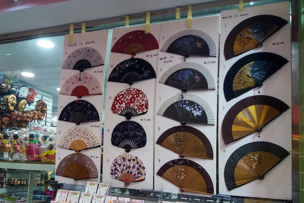 Korean hand fans pasalubong