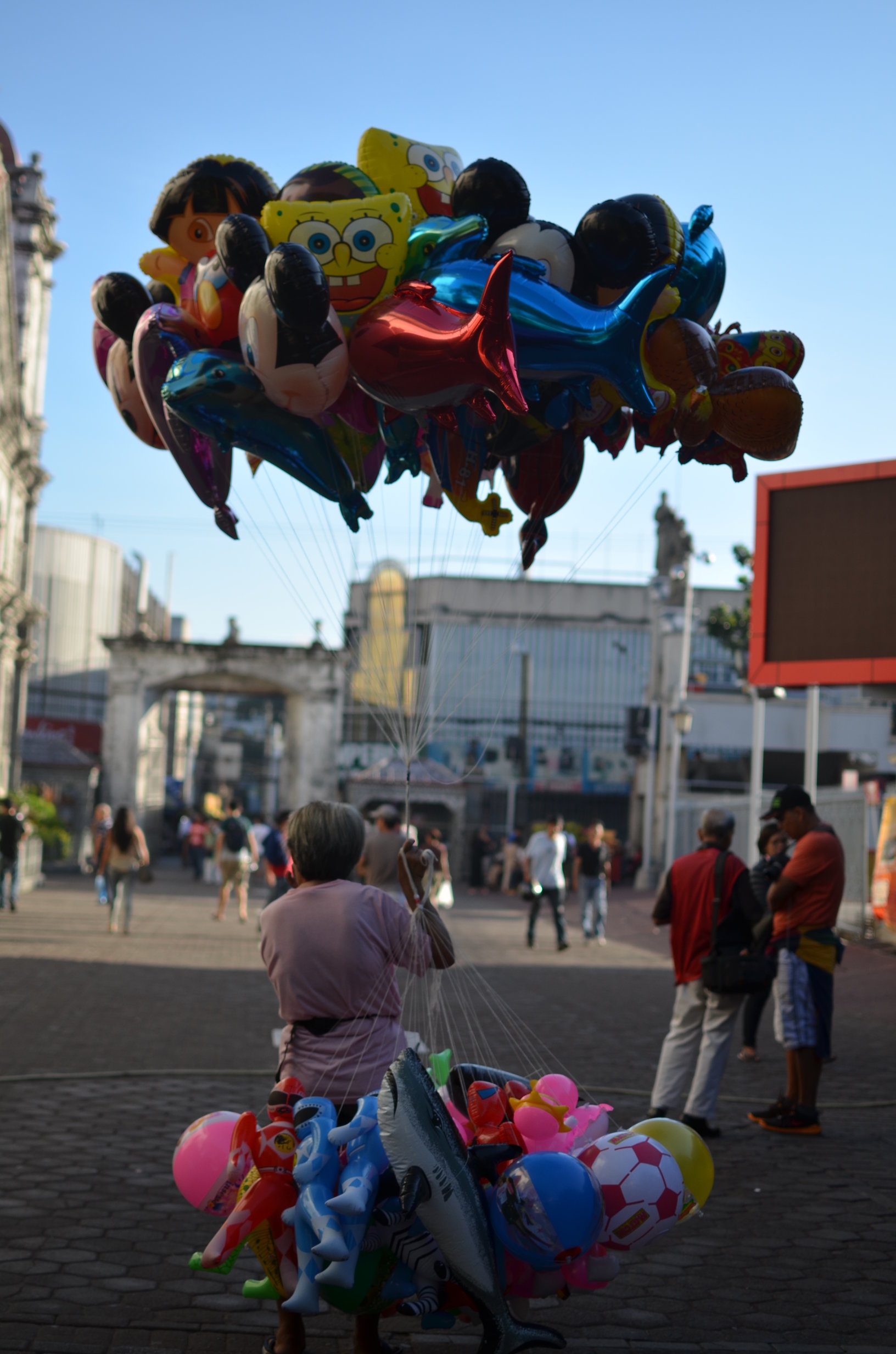 Balloons at Sto. Niño Church in Cebu