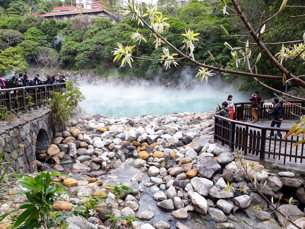 Beitou Thermal Valley in part of our Taiwan spring itinerary