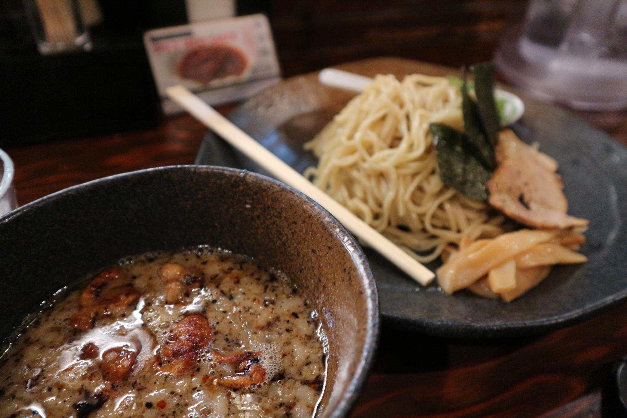 tsukemen at Tatsunoya Shinjuku Otakibashidori