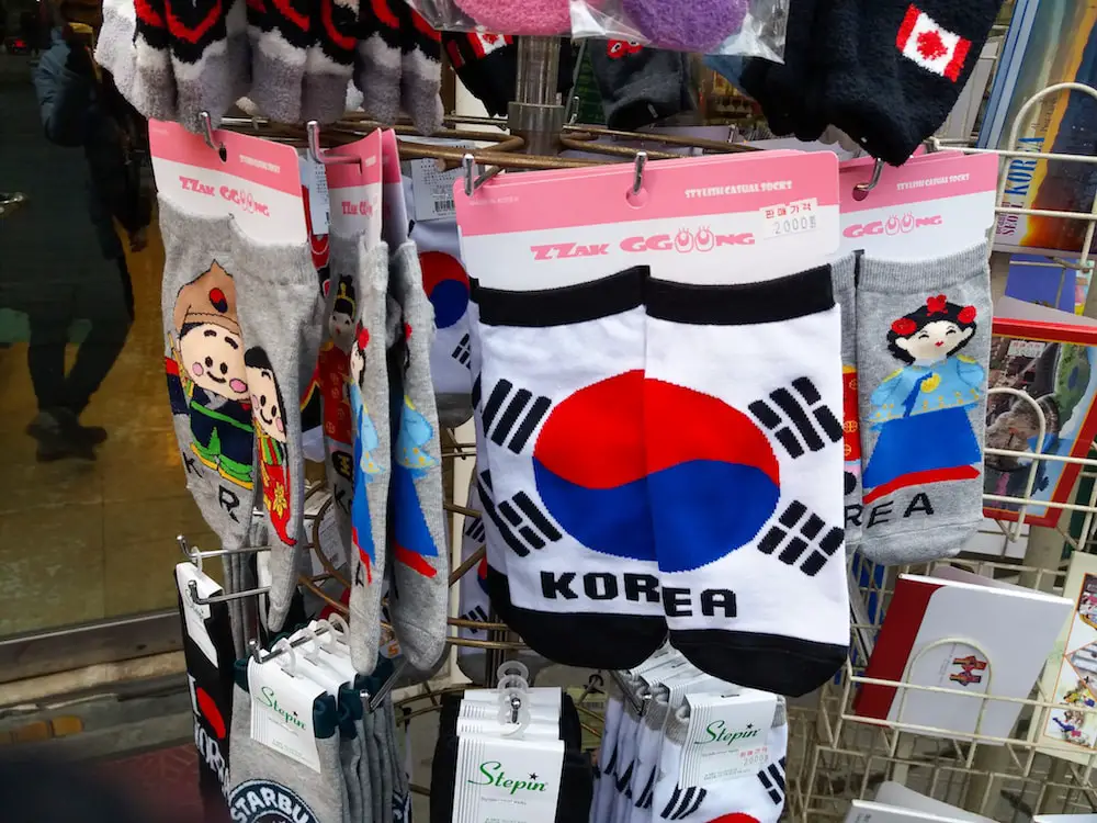Korean souvenirs in Insadong