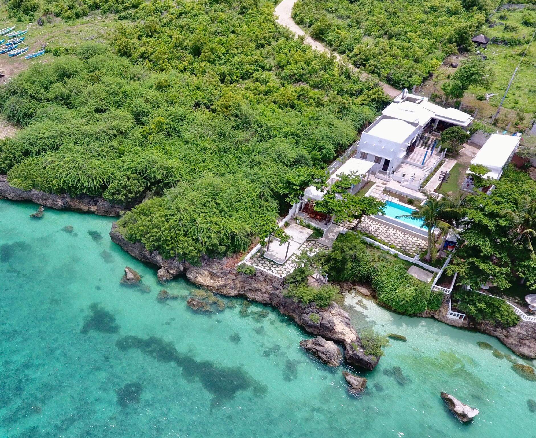 Aerial view of Kandugyap House by the Sea