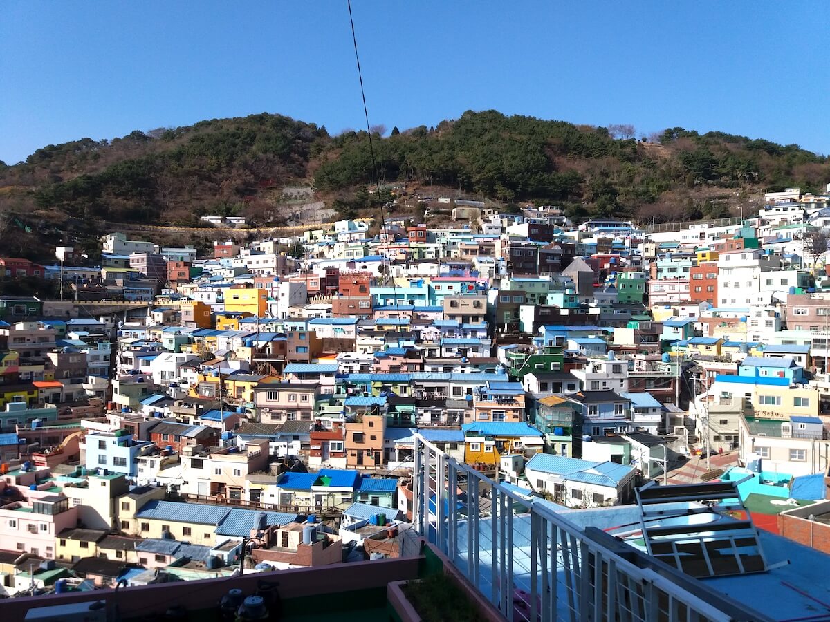 Gamcheon Culture Village is one of the Busan attractions even during winter in Korea