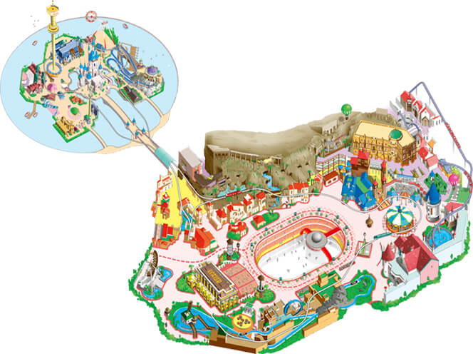 Lotte World map