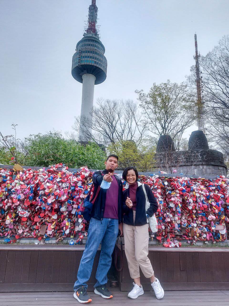 N Seoul Tower and Love Locks