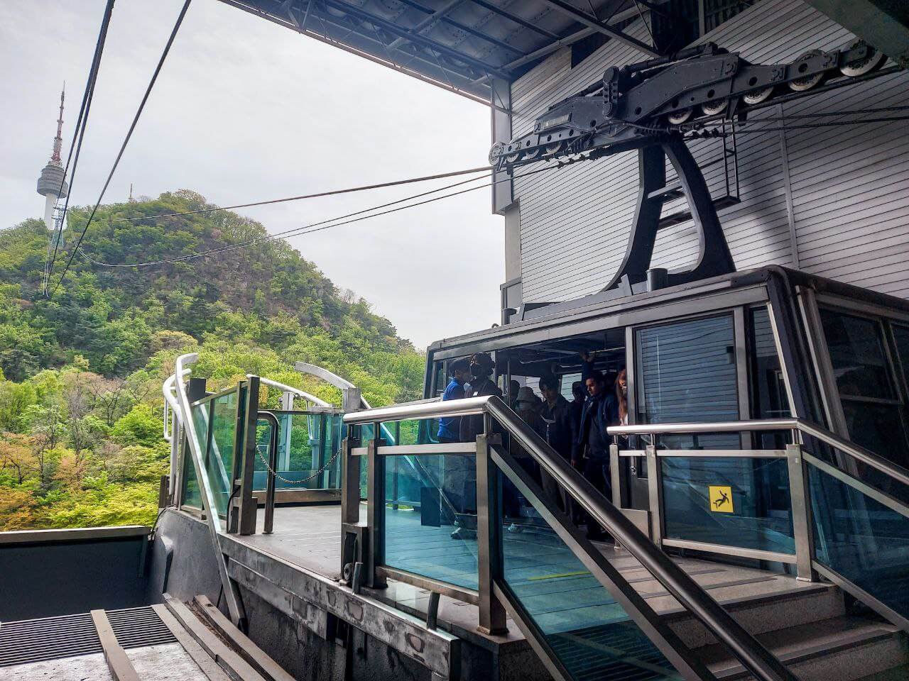 N Seoul Tower cable car ride