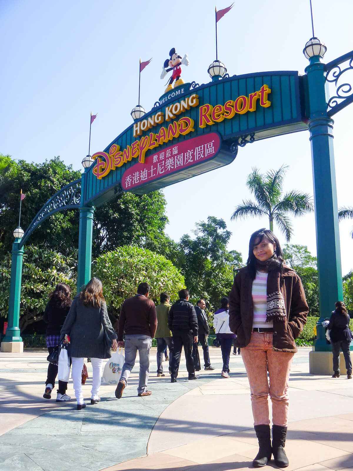 Hong Kong Disneyland entrance