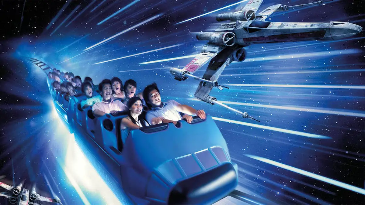 Hyperspace Mountain is one of Hong Kong Disneyland's top rides
