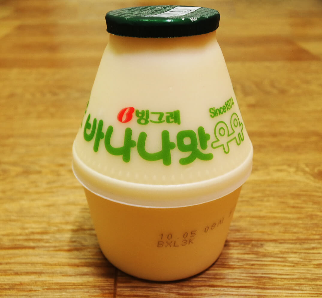 Korean banana milk