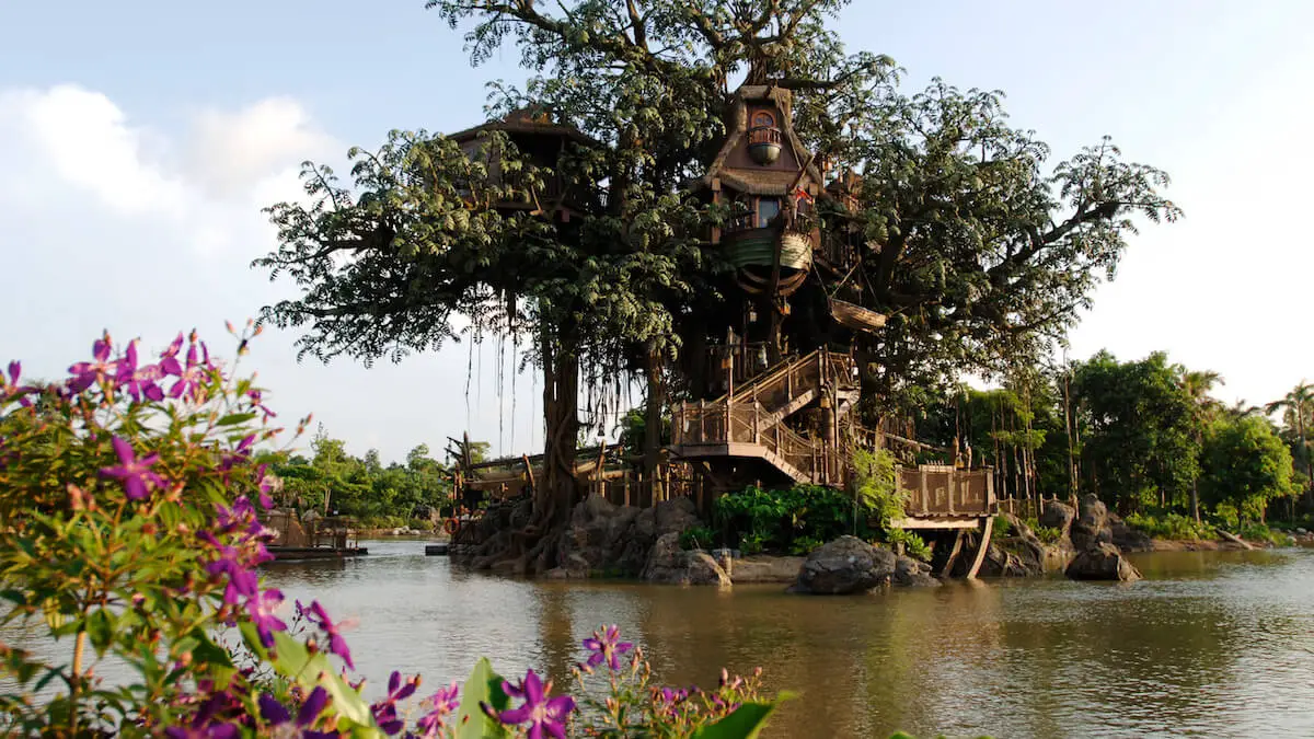 Tarzan's Treehouse is one of Hong Kong Disneyland's top attractions