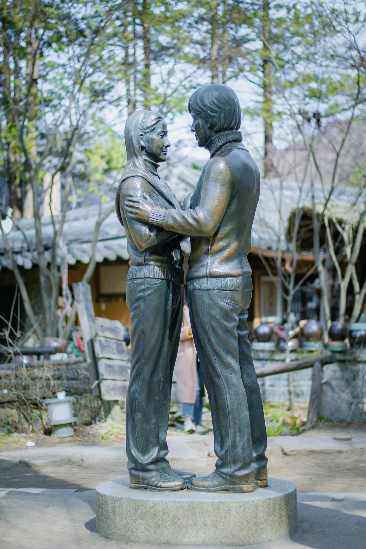 Nami Island Winter Sonata Statue