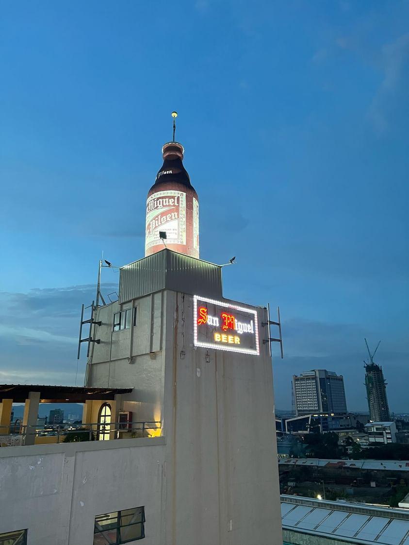 San Miguel Pale Pilsen replica along Mandaue Highway