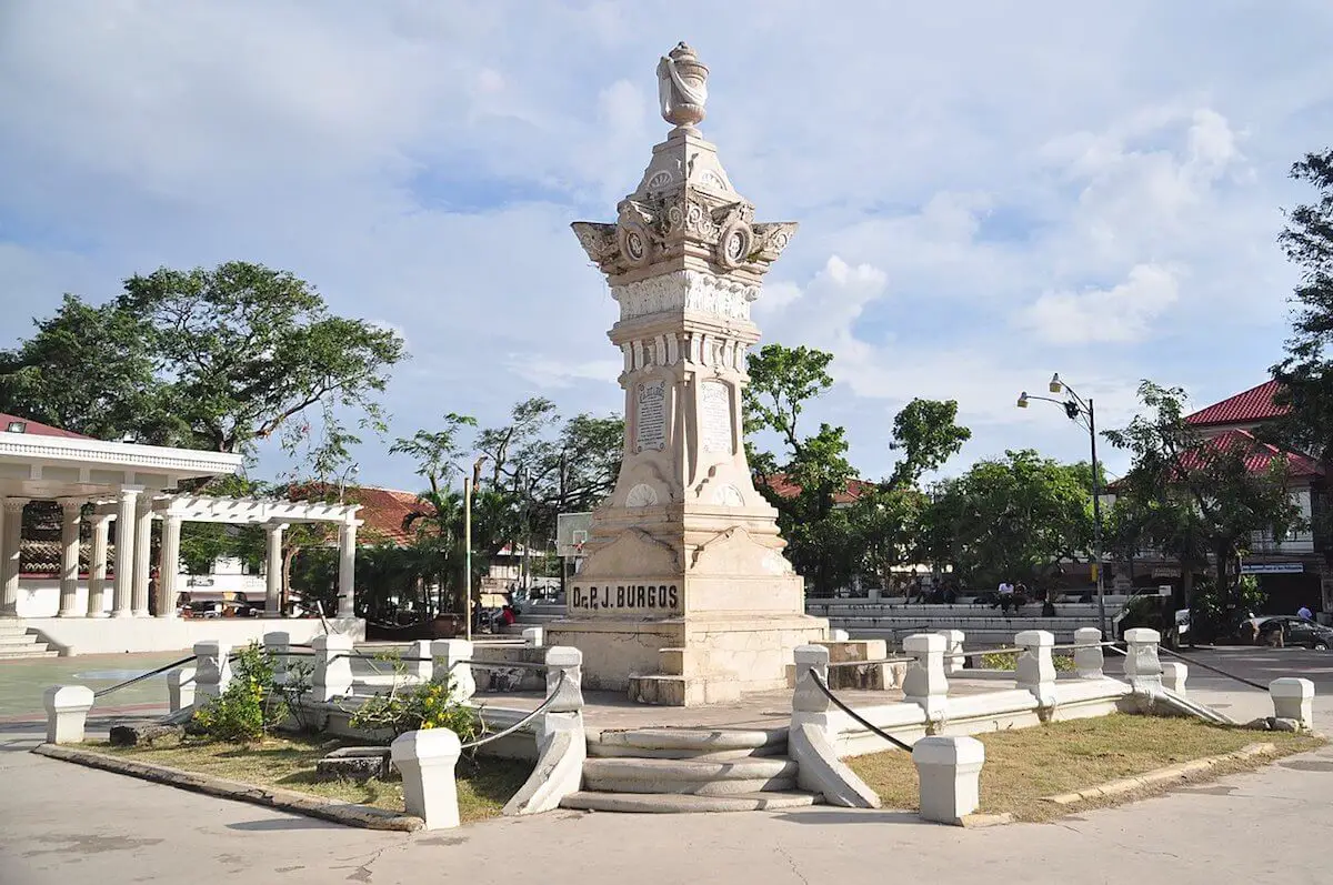 Plaza Burgos is one of the top Vigan City attractions