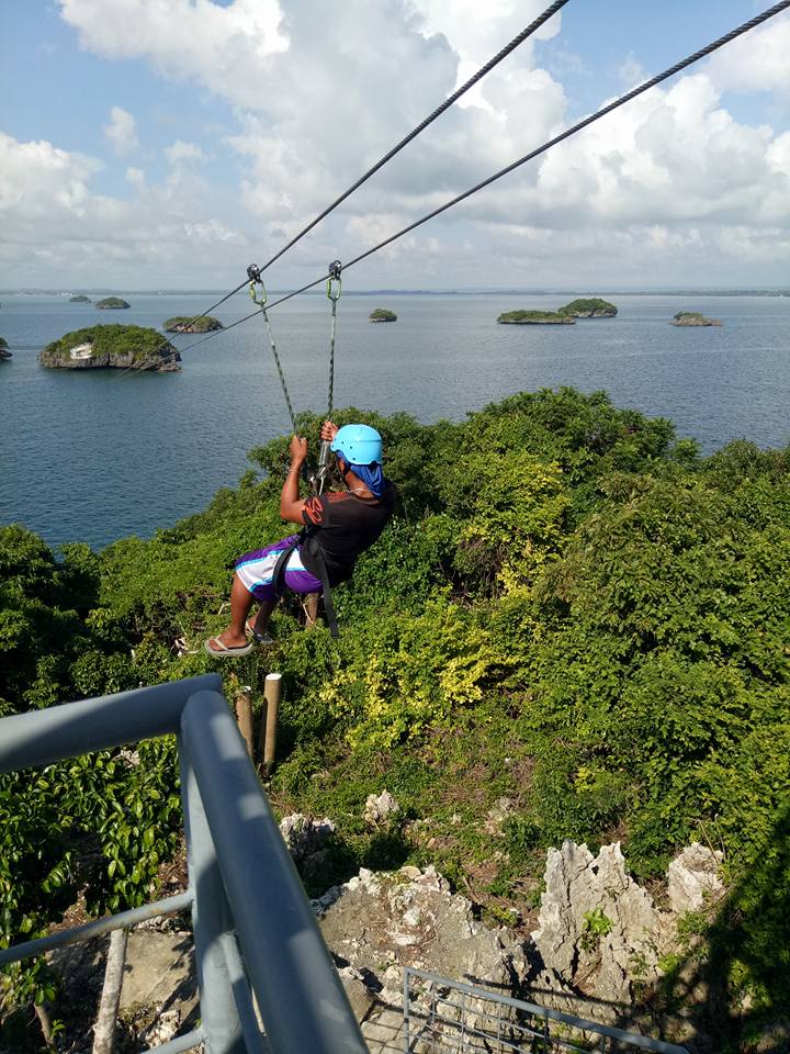 Ziplining in Quezon Island