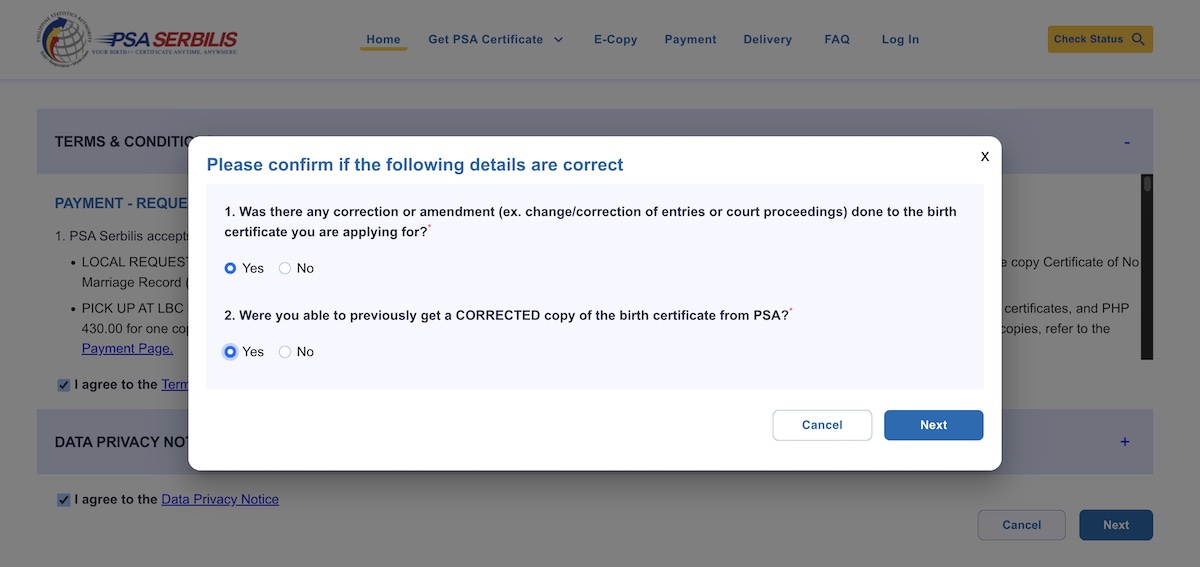PSA Serbilis - Correction Prompt