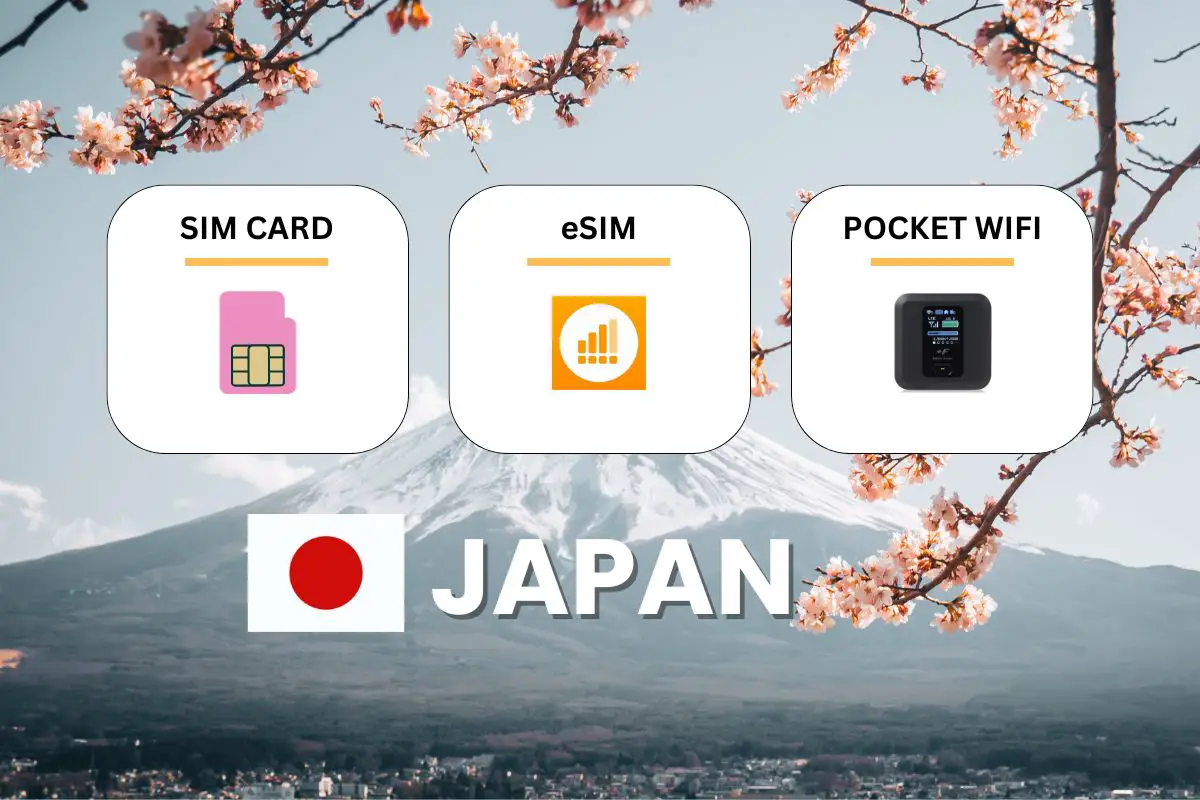 Japan SIM Card, eSIM, or Pocket WiFi – Which One is Best to Use?