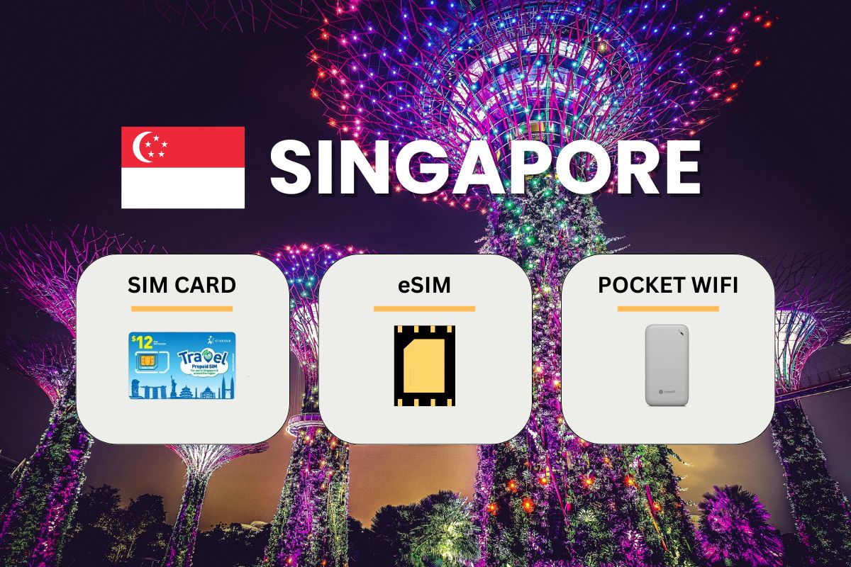 Singapore SIM, eSIM, Pocket WiFi