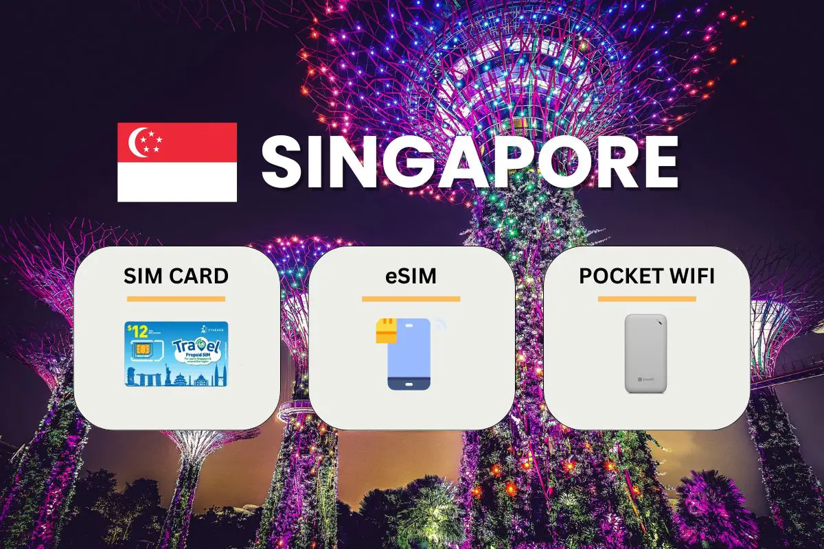 Singapore SIM Card, eSIM, and Pocket WiFi
