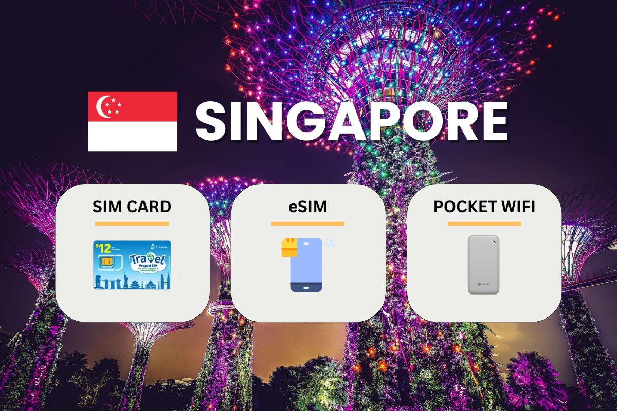 Singapore SIM Card, eSIM, and Pocket WiFi