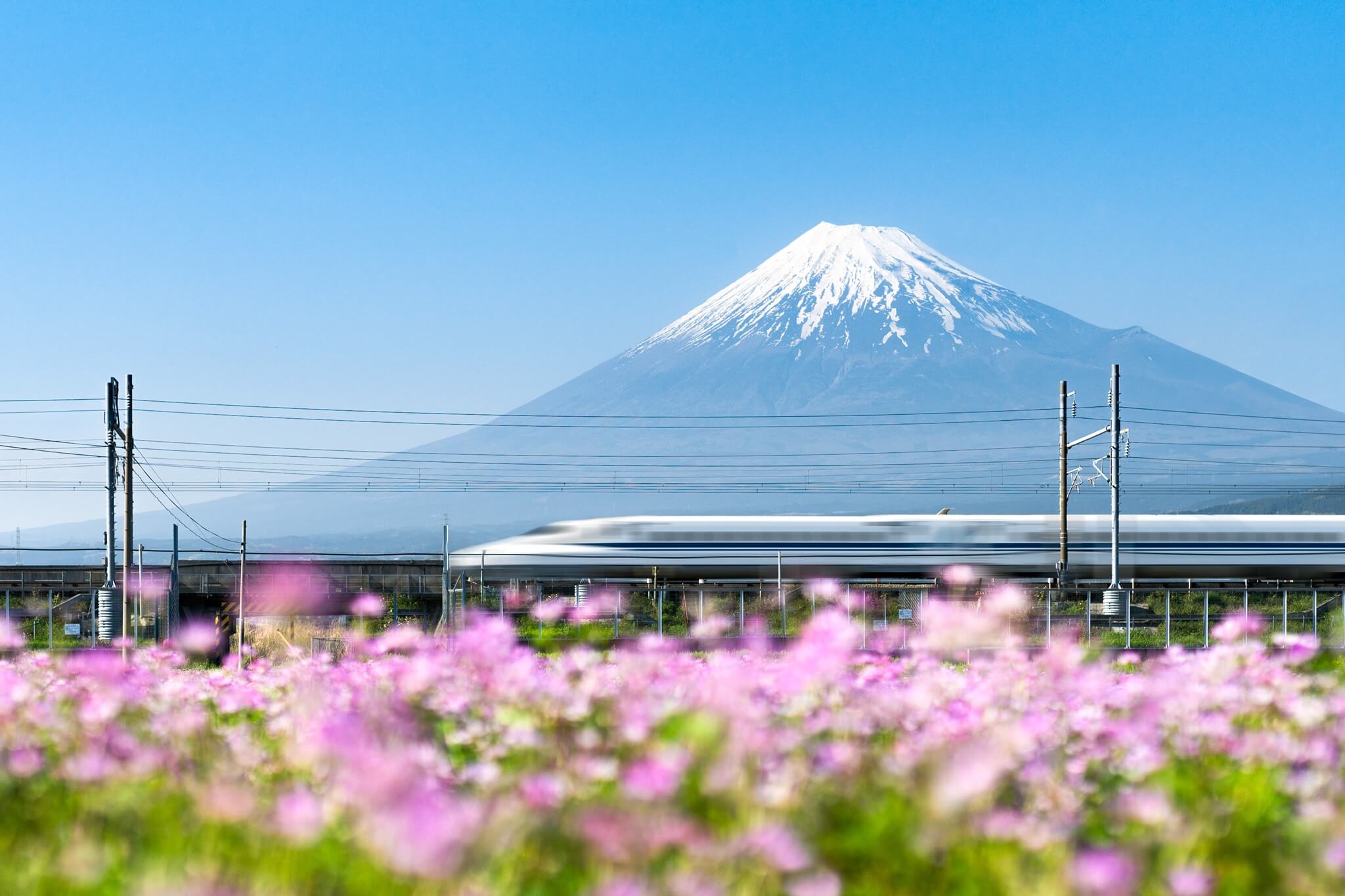 Japan Rail Pass - Shinkansen and Mt. Fuji