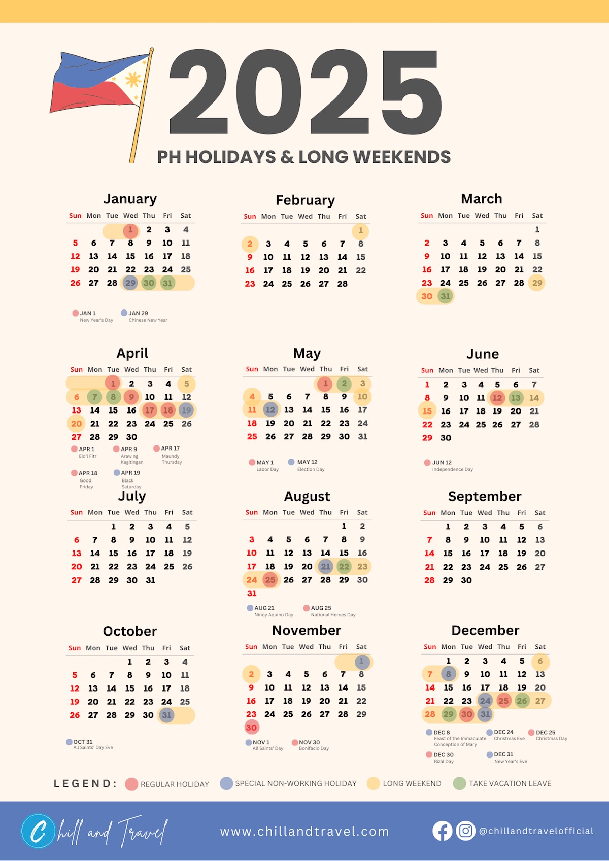 2025 philippine holidays