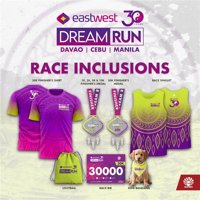 Eastwest Dream Run 2025 Race Inclusions