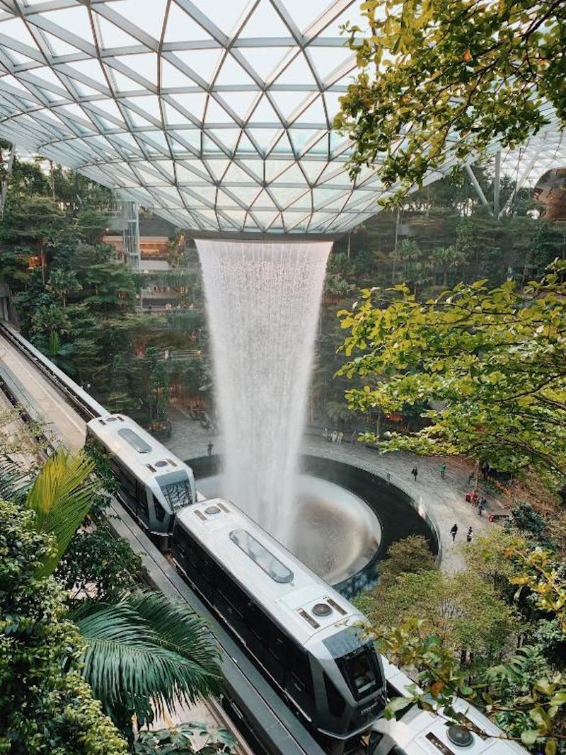 Jewel Changi Rain Vortex
