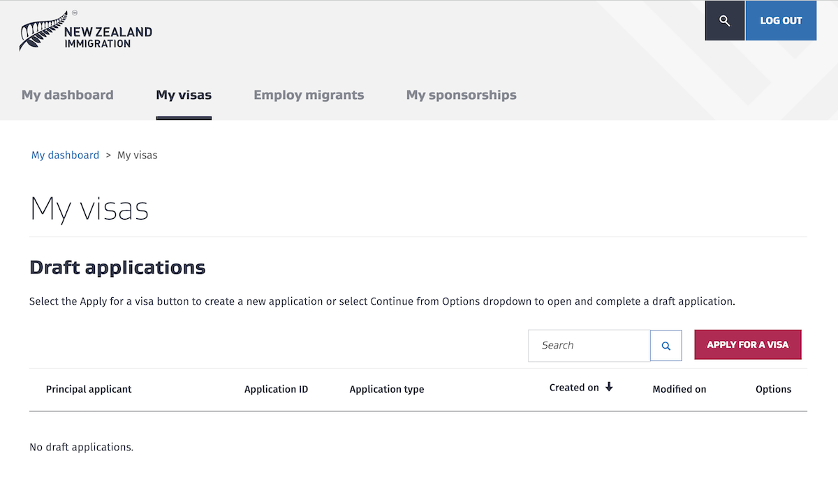 New Zealand Immigration - Visa Application