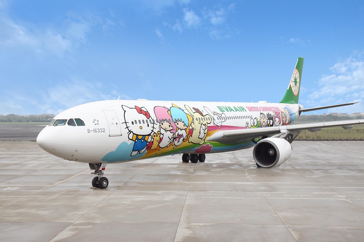 EVA AIR Joyful Dream airplane