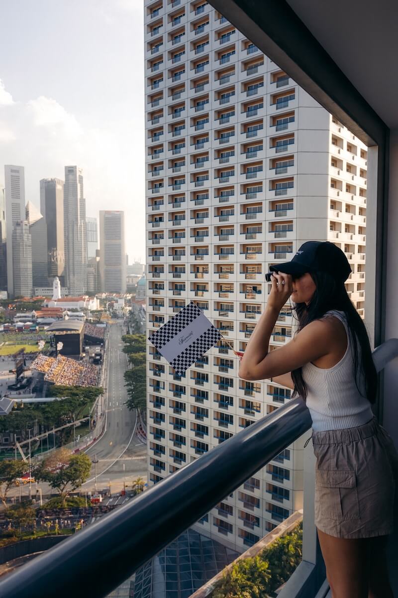 Trackside at Formula 1 Singapore Grand Prix, one of the anticipated 2025 global events