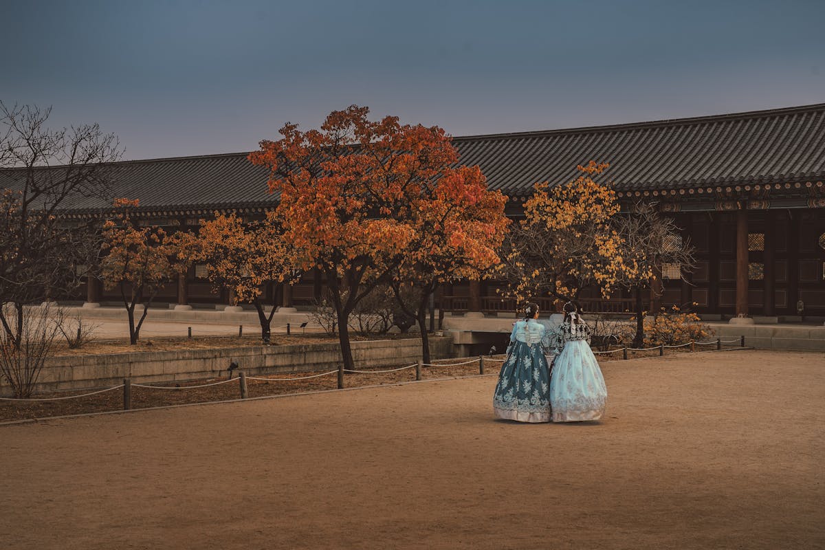 Gyeongbokgung Palace is one of the best places for Korea autumn foliage