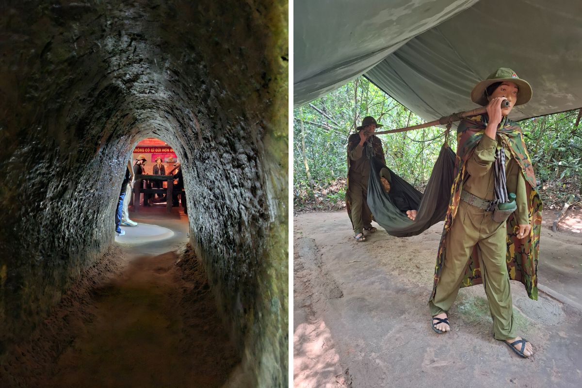 Cu Chi Tunnels soldiers