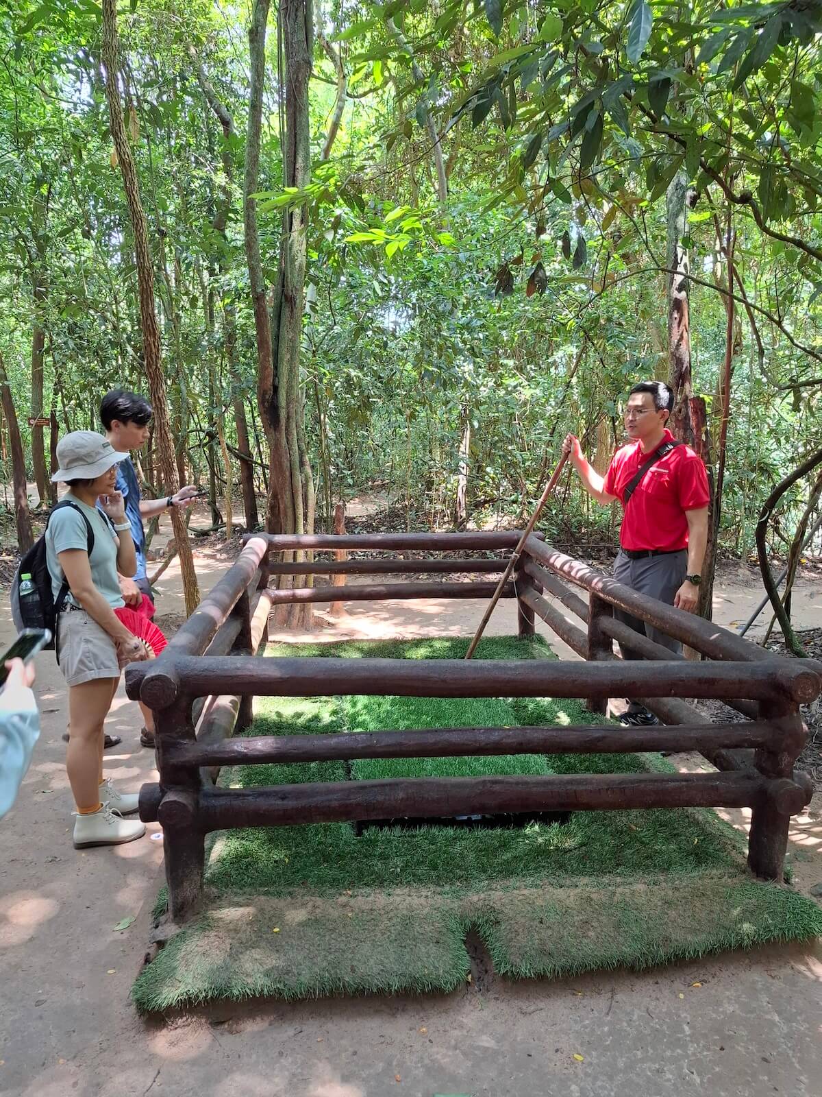 Cu Chi Tunnels trap