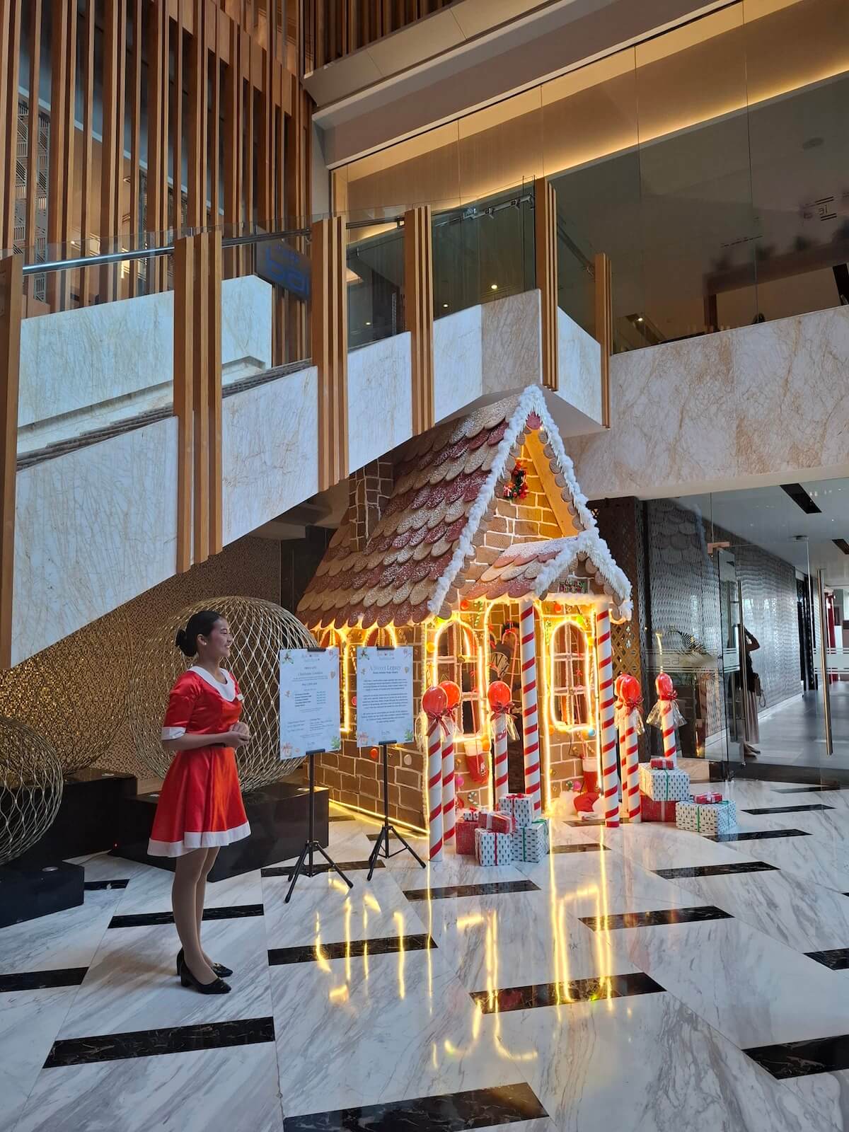 Ginger Bread House at the bai Hotel lobby