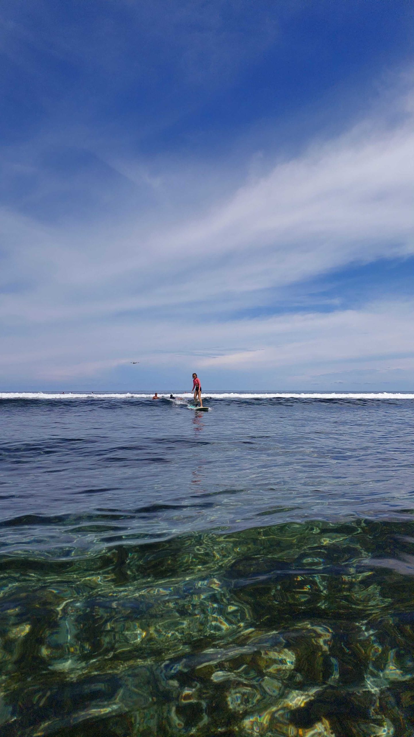 Surfing practice at Pacifico Beach