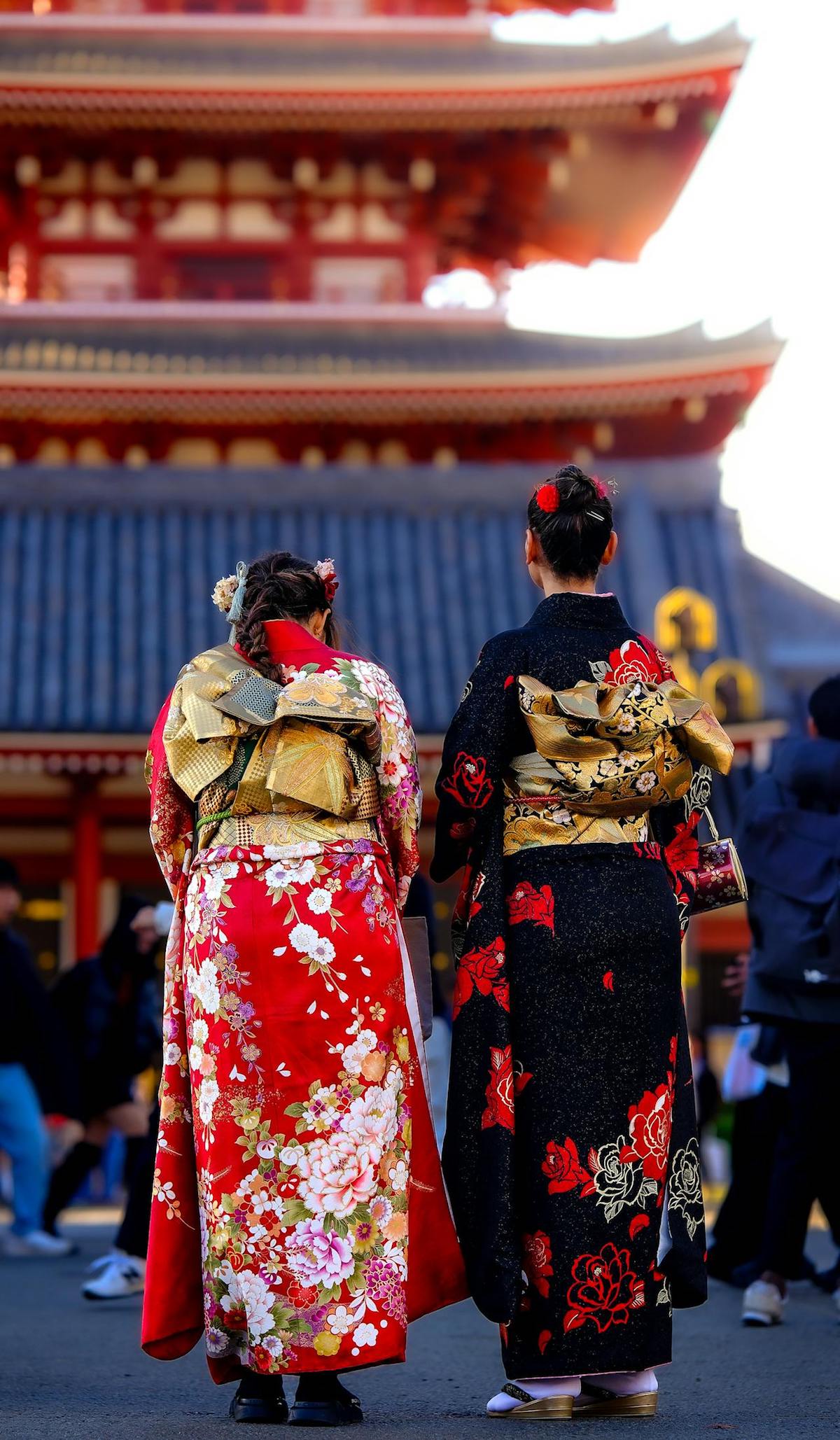 Kimono at Sensoji Temple, Tokyo