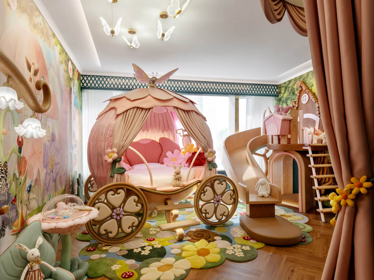 Island Shangri-La - Fairy Garden Kids Room
