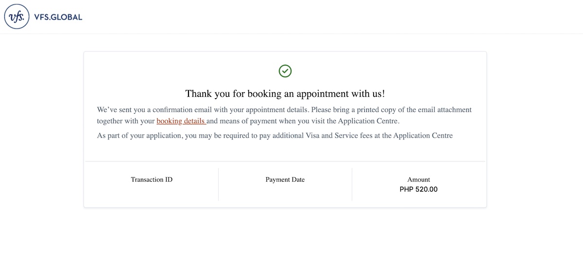Appointment Confirmation