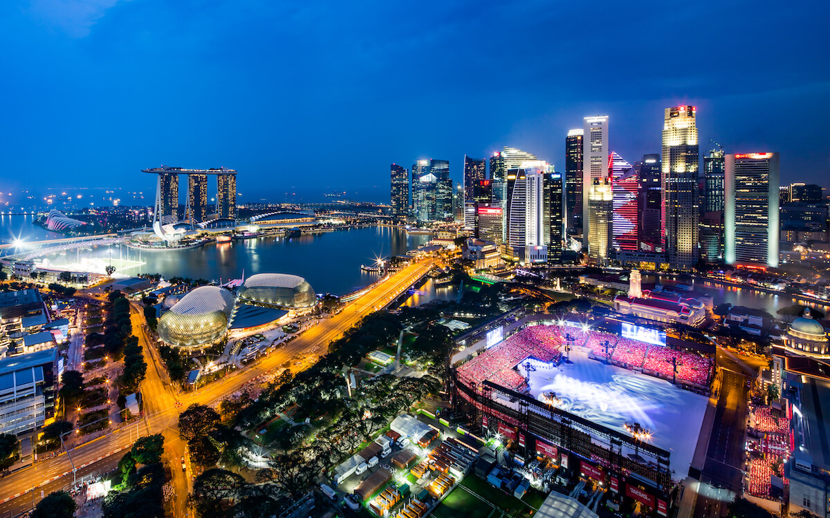 View from Fairmont Singapore