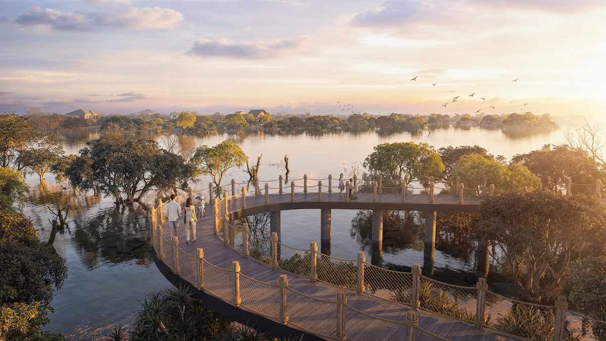 Coastal Quang Ngai boardwalk